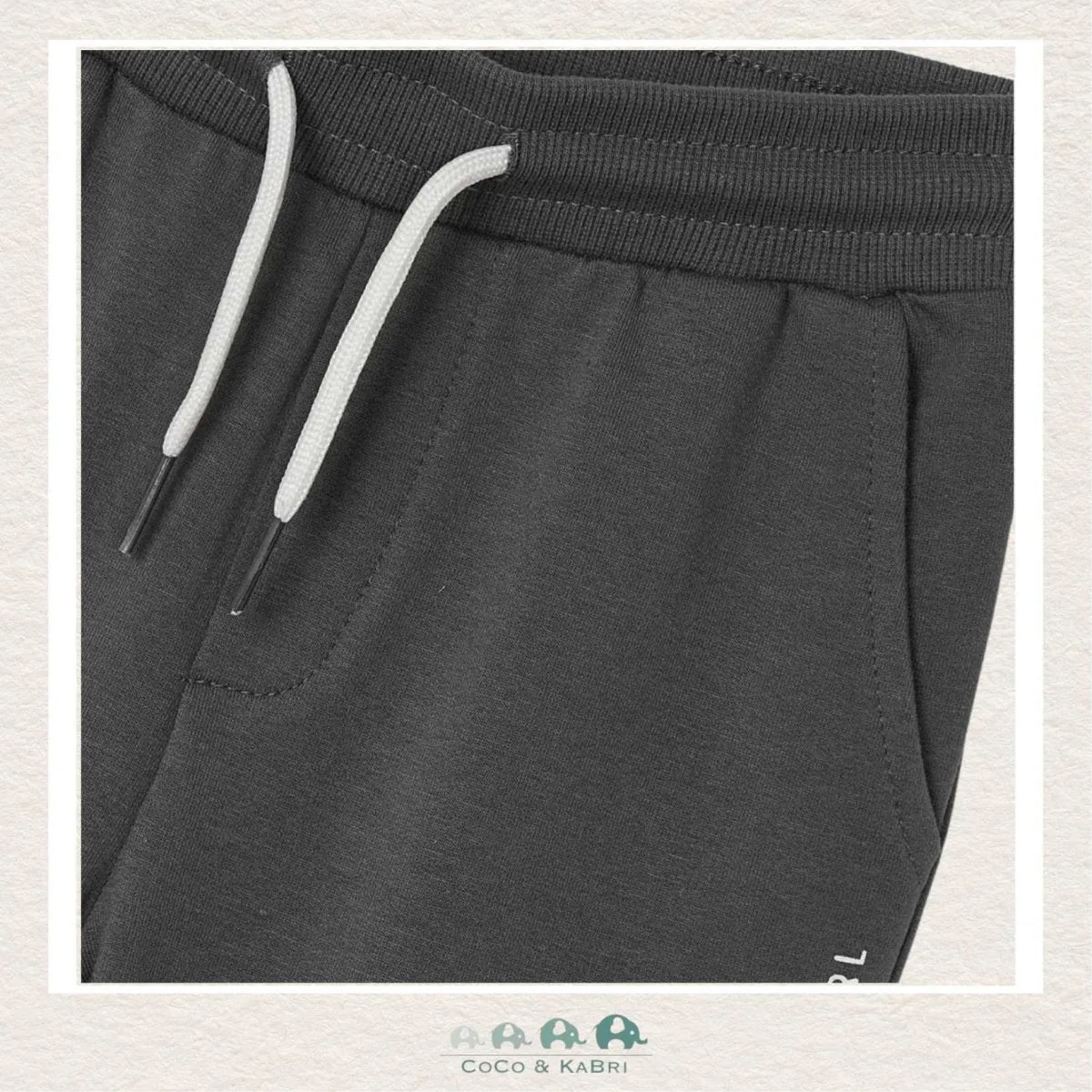 Mayoral: Boys Cuffed Fleece Jogging Pants - Beluga