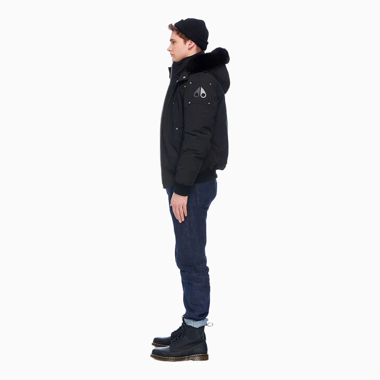 Men's Ballistic Hooded Full Zip Bomber Jacket