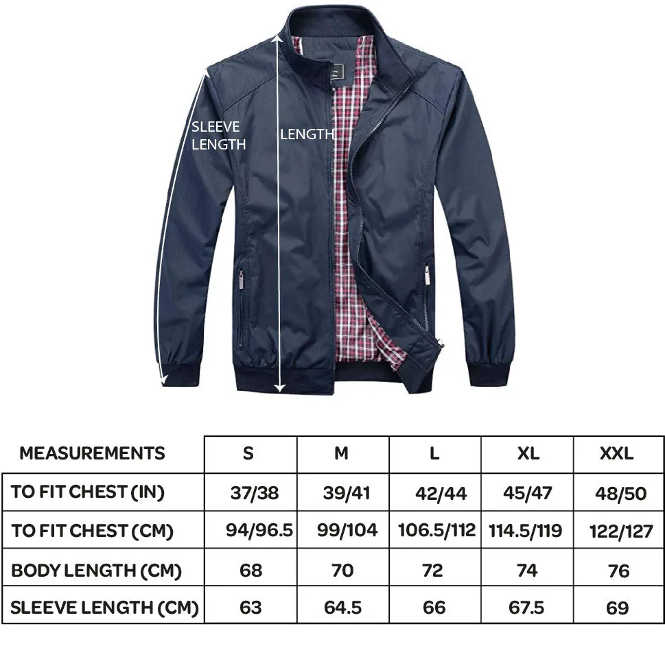 Men’s Harrington Bomber Jacket - Beige
