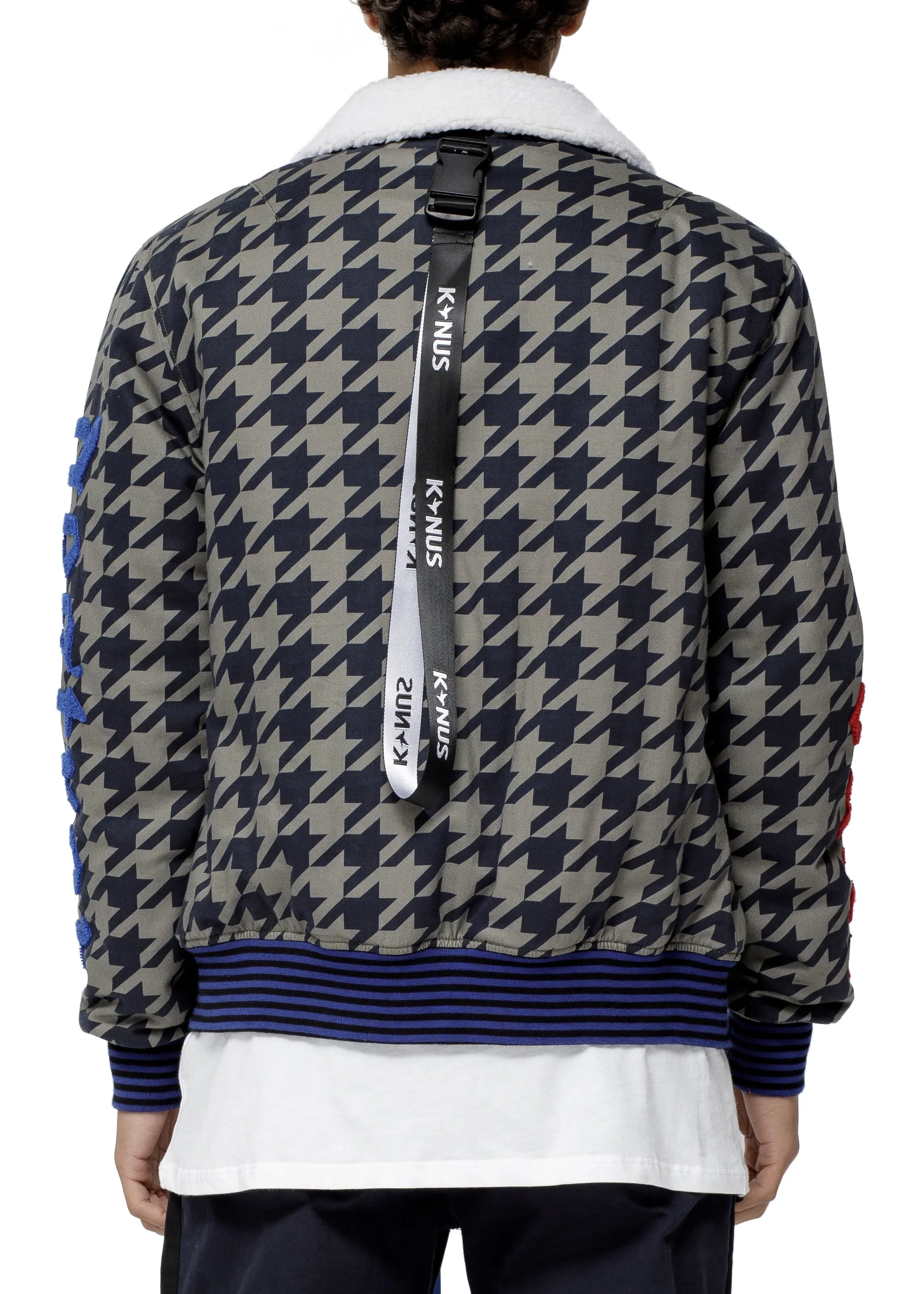 Men's MA-2 Sherling Collar Bomber Jacket in Khaki