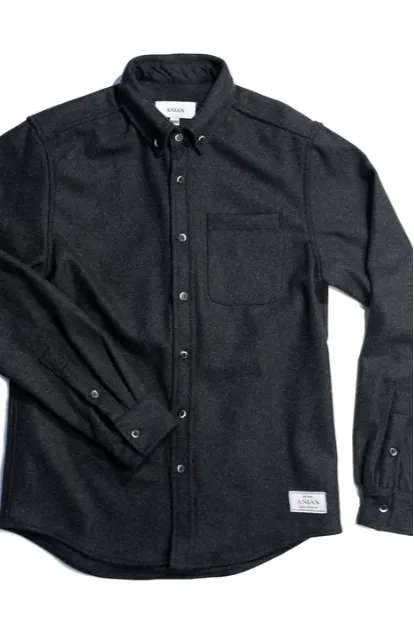 Men's Modern Melton | Charcoal