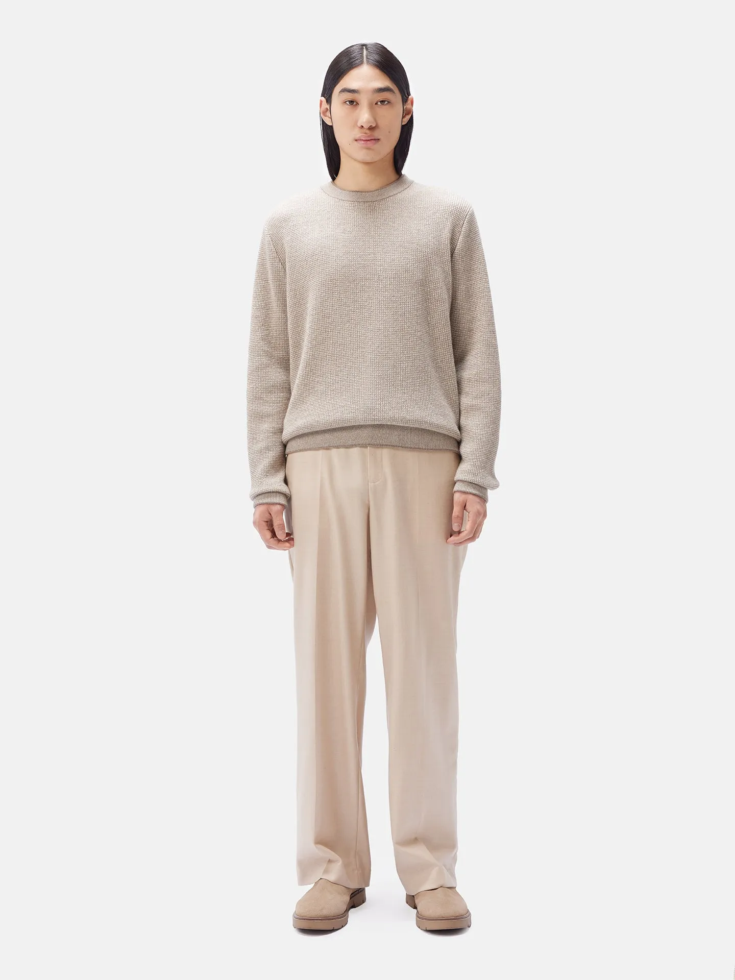 Men's Organic Cashmere Crewneck Sweater