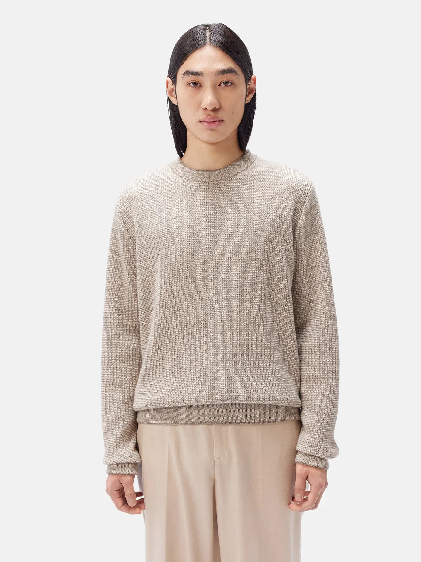 Men's Organic Cashmere Crewneck Sweater