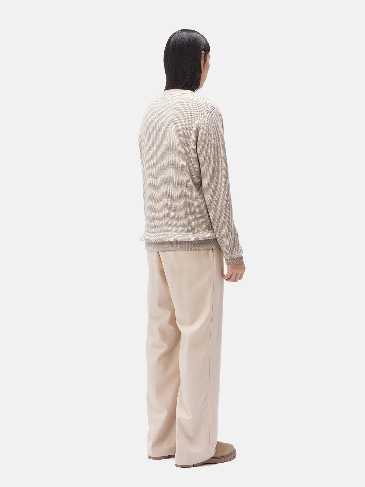 Men's Organic Cashmere Crewneck Sweater