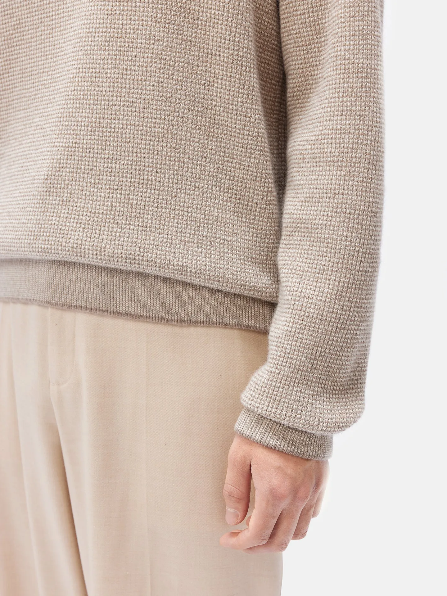 Men's Organic Cashmere Crewneck Sweater