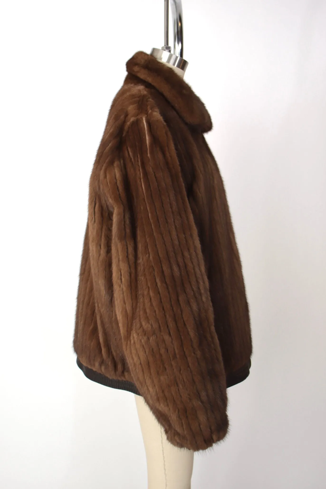 Mink Fur & Leather Reversible Jacket