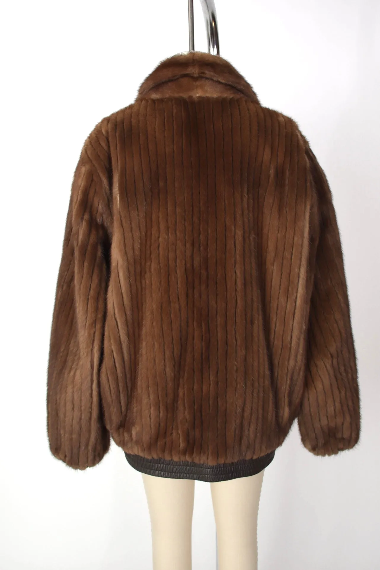 Mink Fur & Leather Reversible Jacket