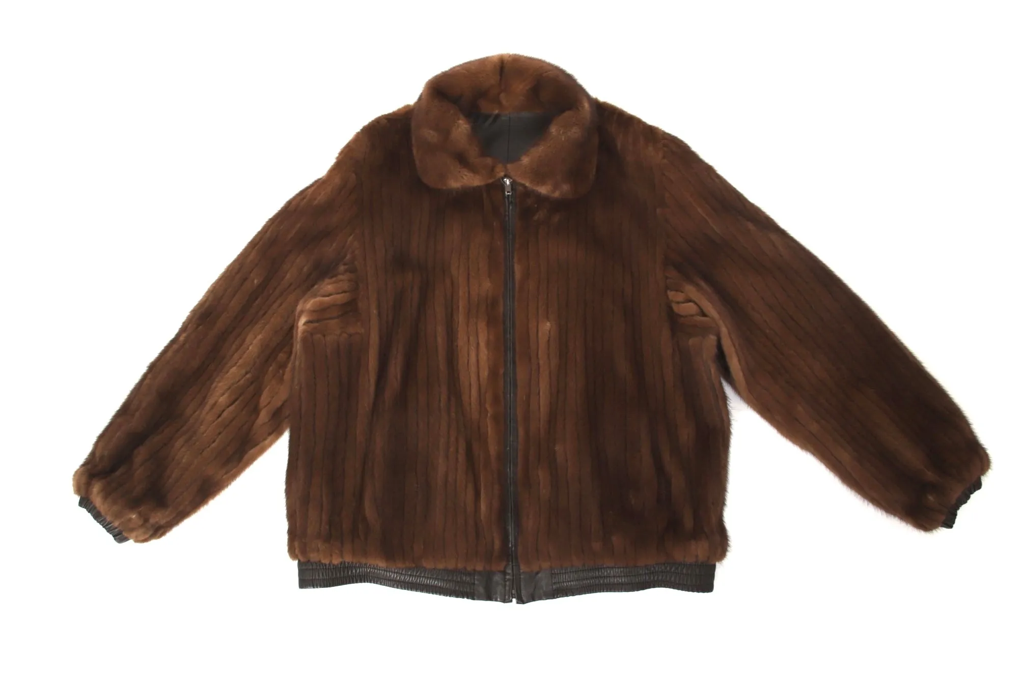 Mink Fur & Leather Reversible Jacket