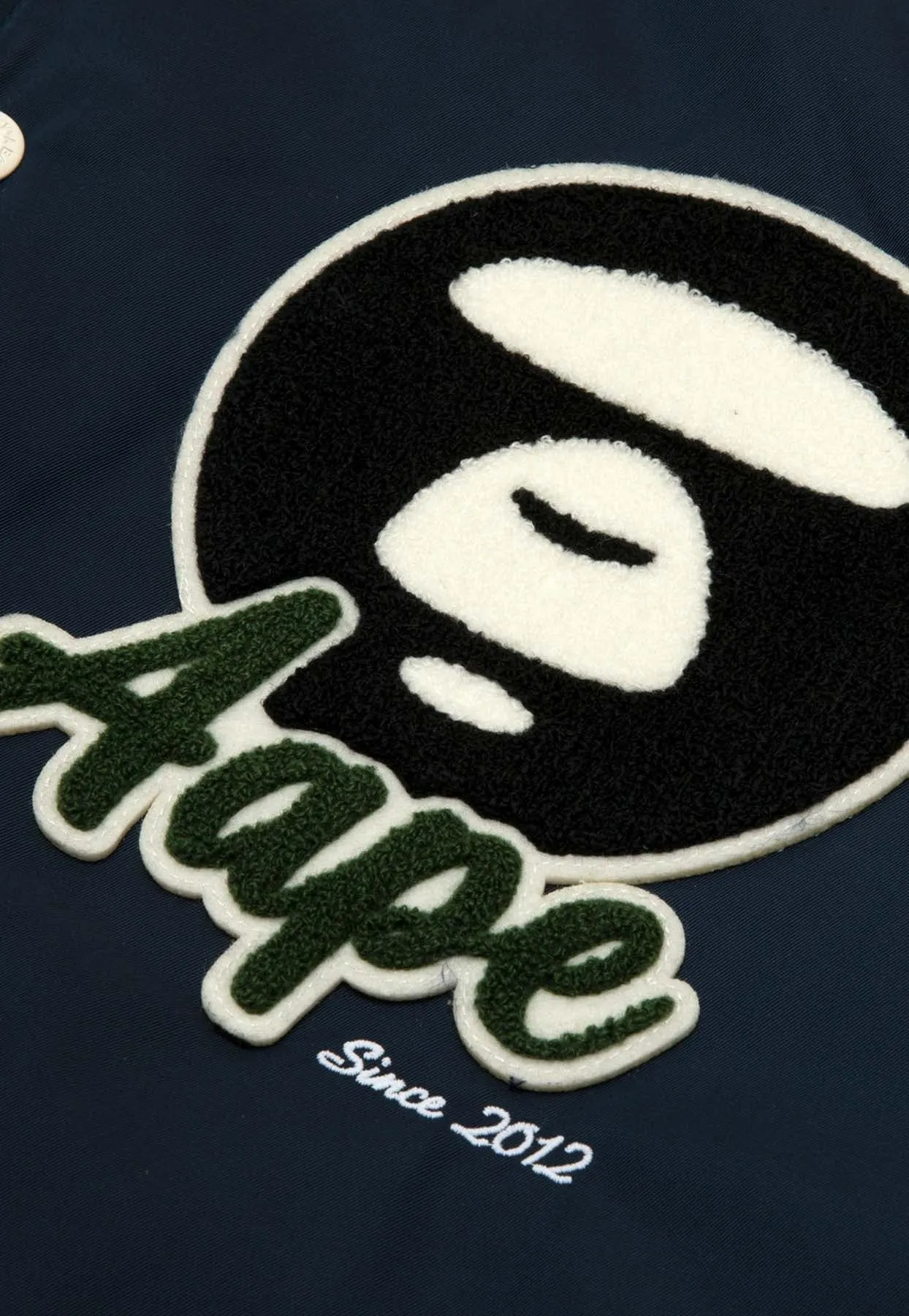 Moonface Logo Varsity Bomber Jacket