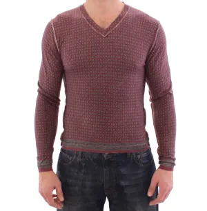 Multicolor Cashmere Sweater Pullover Top