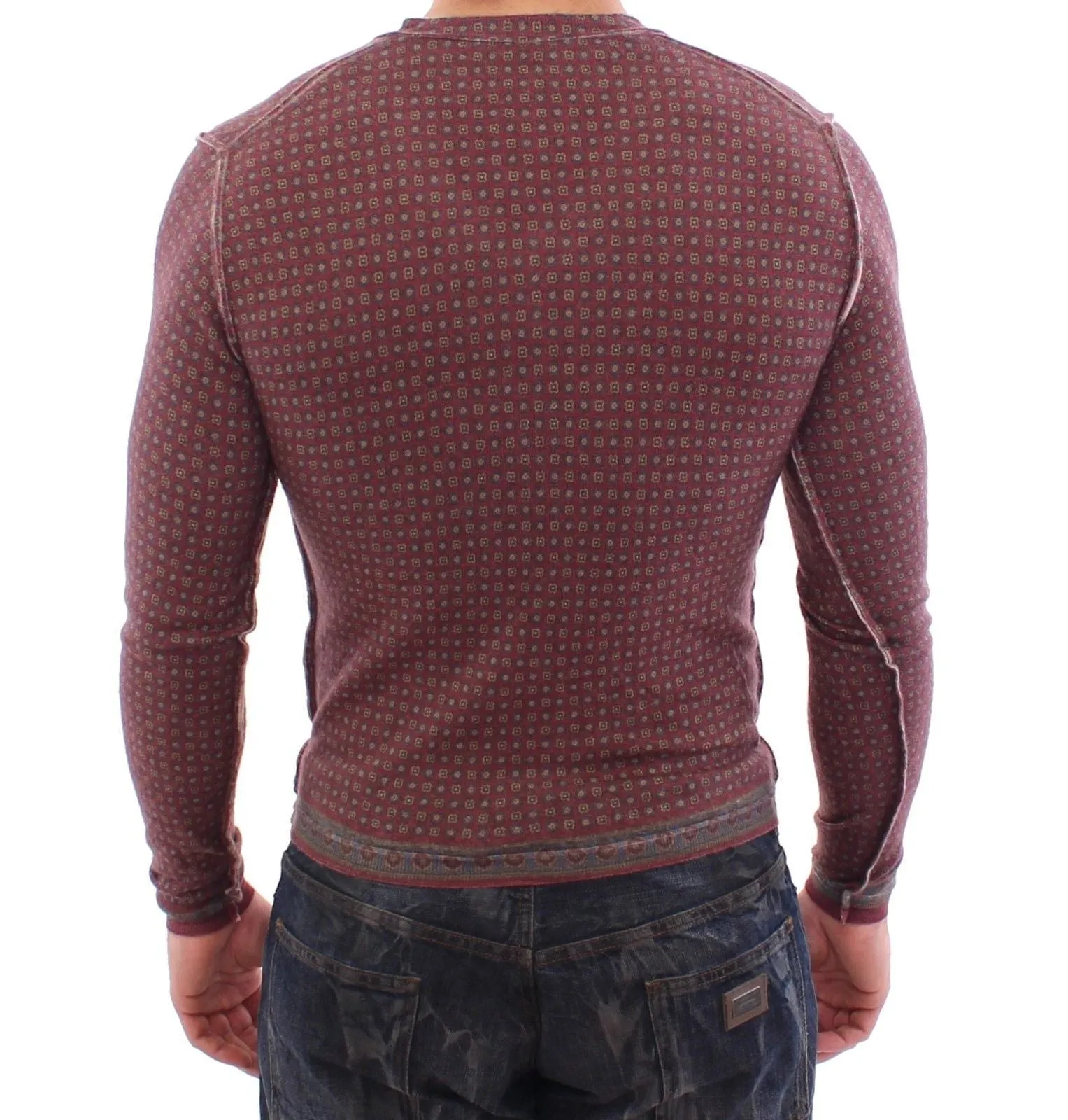 Multicolor Cashmere Sweater Pullover Top