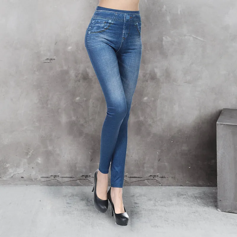 Nahtlose Fleece-Jeans für Damen