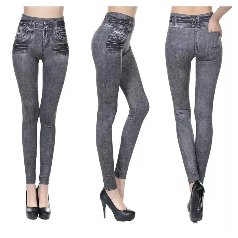 Nahtlose Fleece-Jeans für Damen