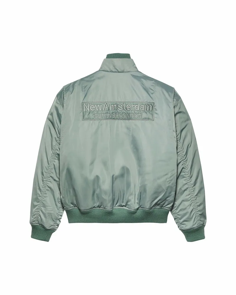 New Amsterdam Surf Association - Bomber Jacket - Green