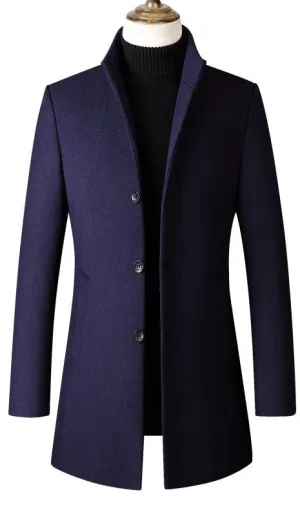 New design high quality winter coats mens wool coat