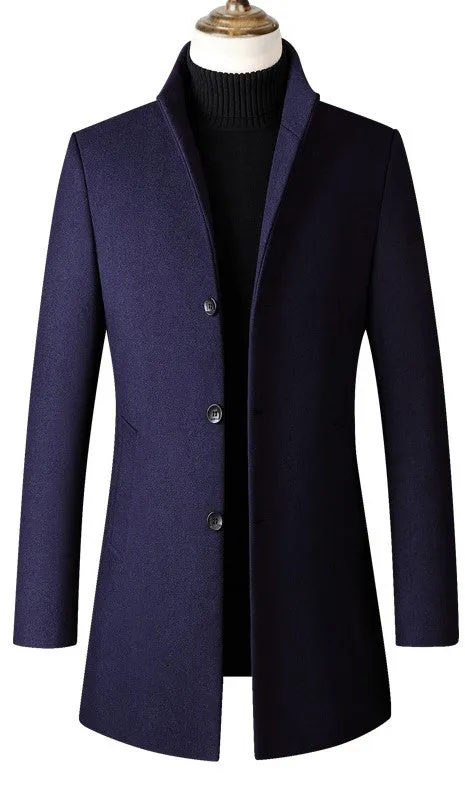 New design high quality winter coats mens wool coat
