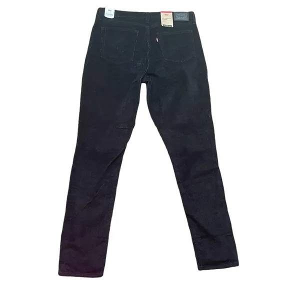 NWT Levi’s Black Corduroy 721 High Rise High Waist Skinny Jeans (size 32 x 30)