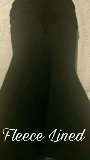One Size Fleece Lined Leggings