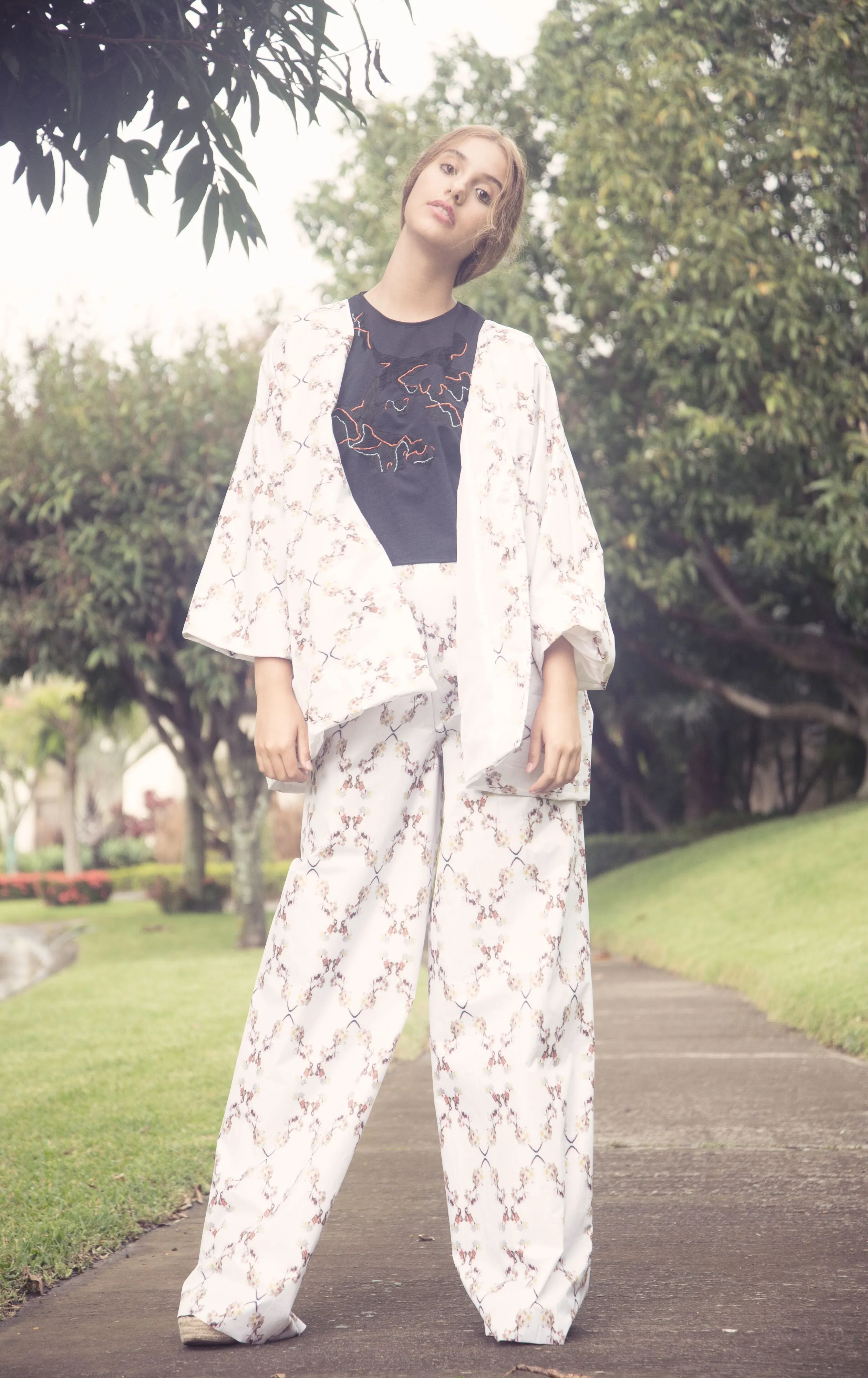 Pants with prints
