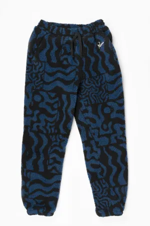 PARRA DUO GEM STONE SHERPA FLEECE PANTS MULTI