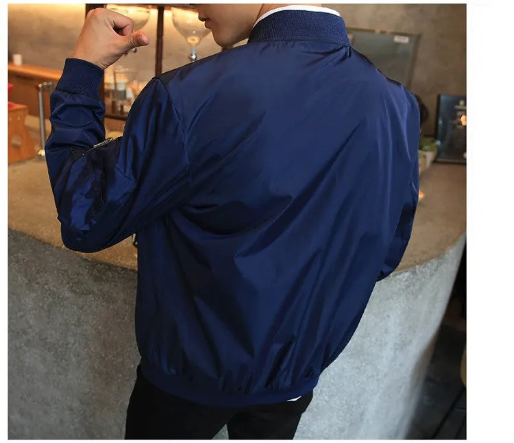PATCH FIT BOMBER JACKET