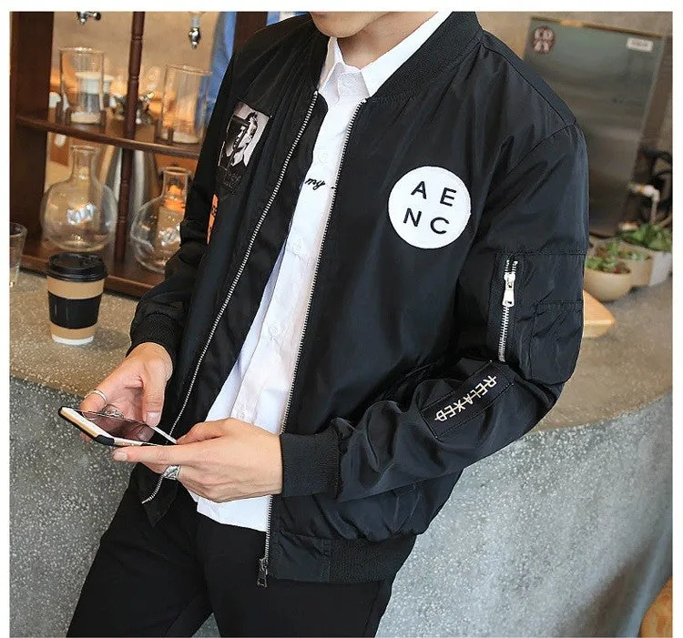 PATCH FIT BOMBER JACKET