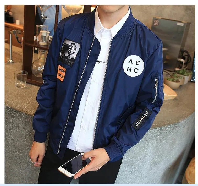 PATCH FIT BOMBER JACKET