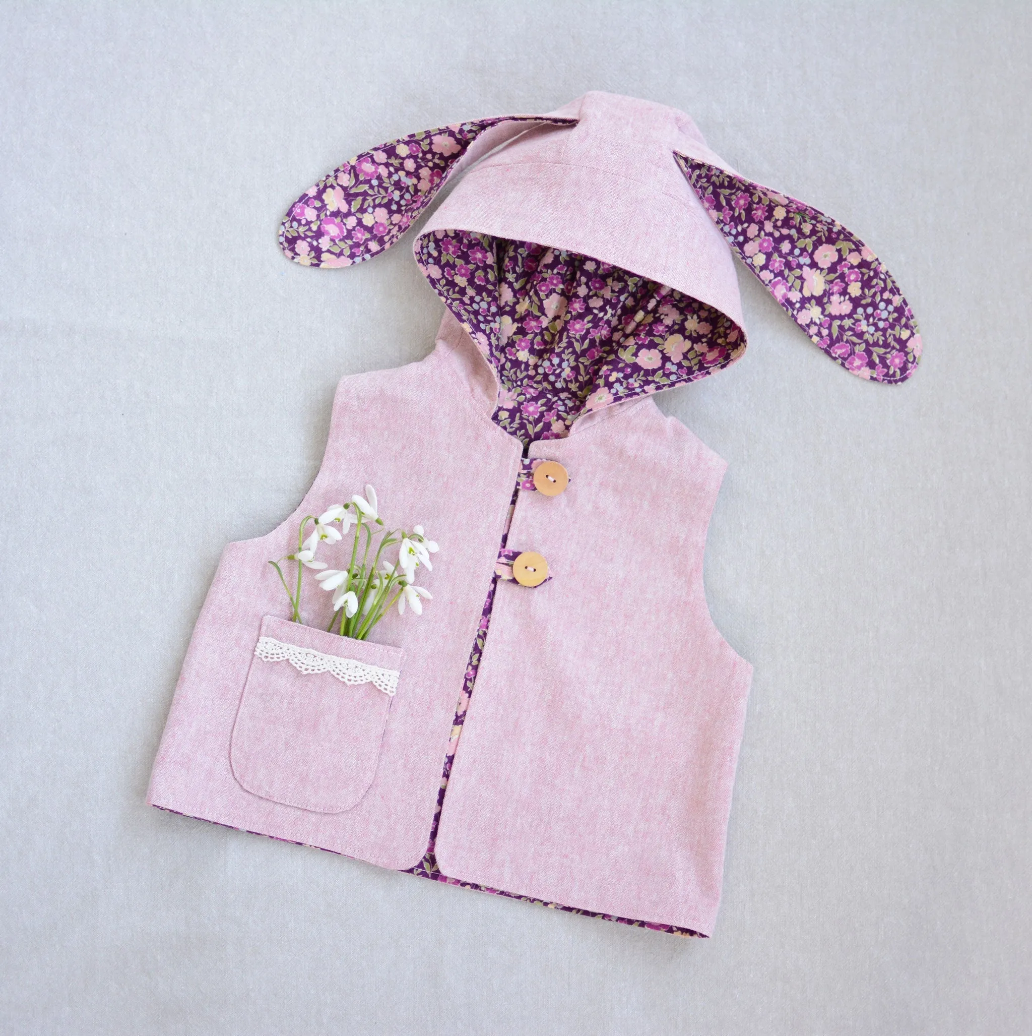 Pathfinder Vest Sewing Pattern - Baby