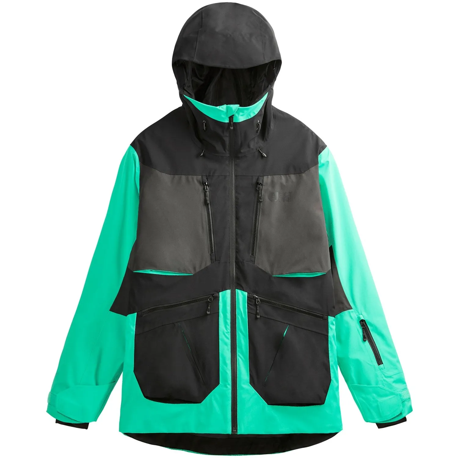 Picture Organic Naikoon Jacket Mens Spectra Green / Black