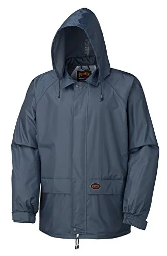 Pioneer V3040180-M Sealed Seams Waterproof Jacket and Pants Combo, Navy, M