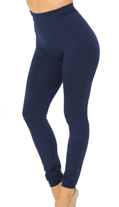 Plus Size - Premium High Waisted Fleece Lined Leggings