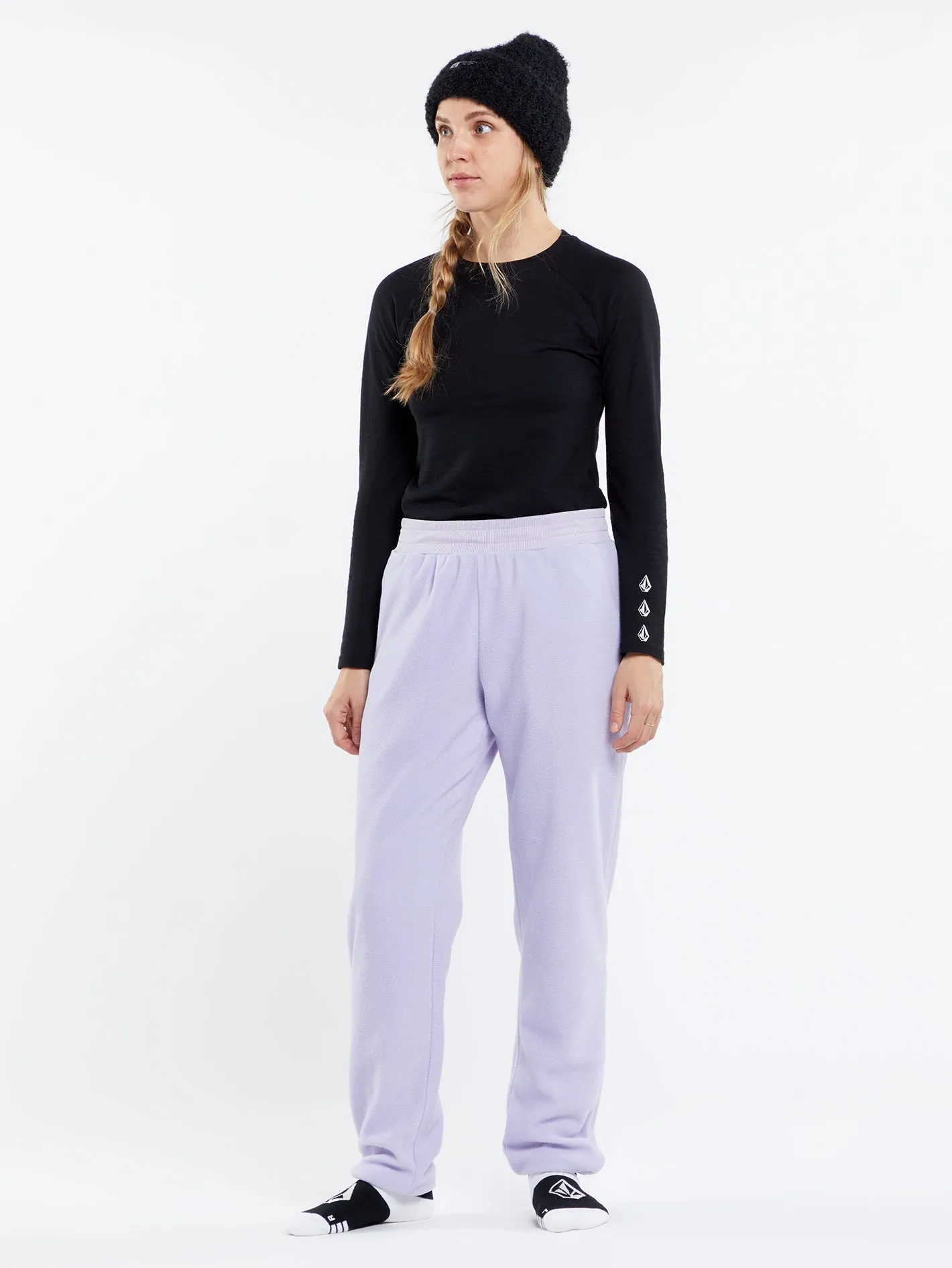 Polar Fleece Hose - LILAC ASH