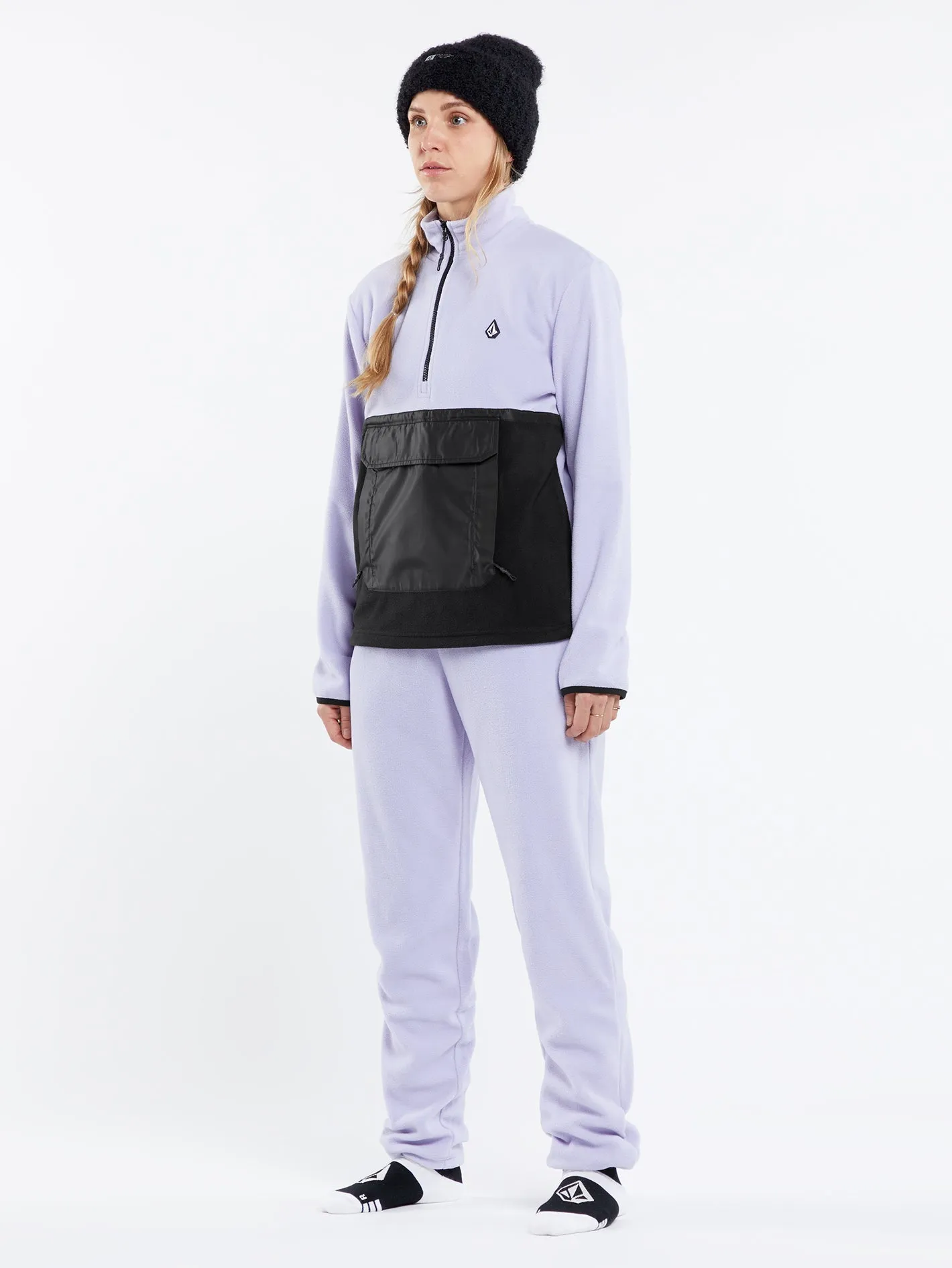 Polar Fleece Hose - LILAC ASH
