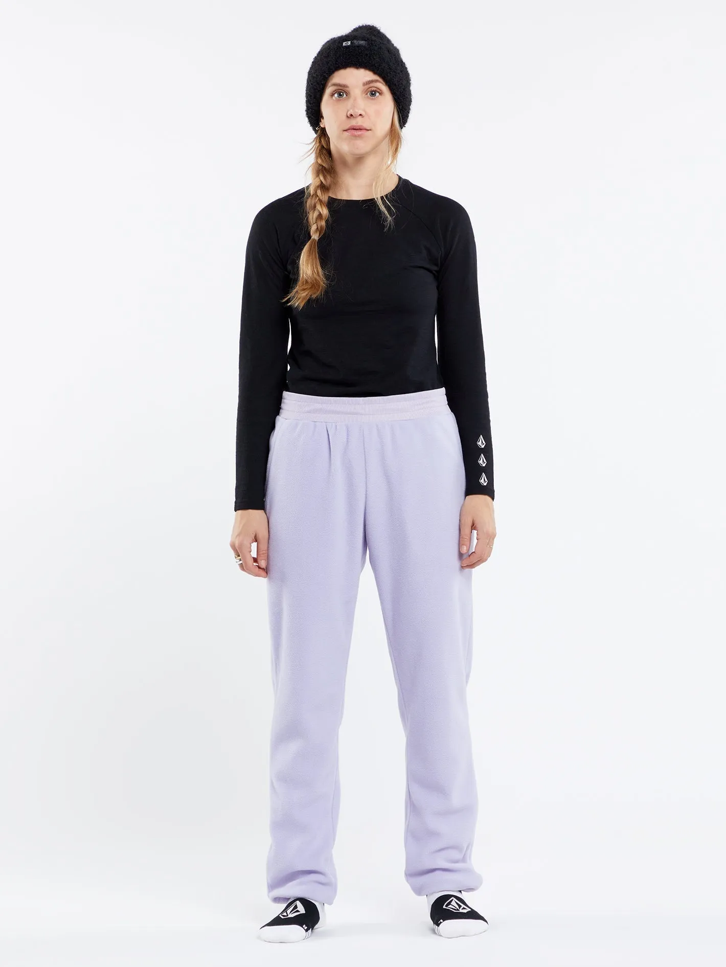 Polar Fleece Hose - LILAC ASH