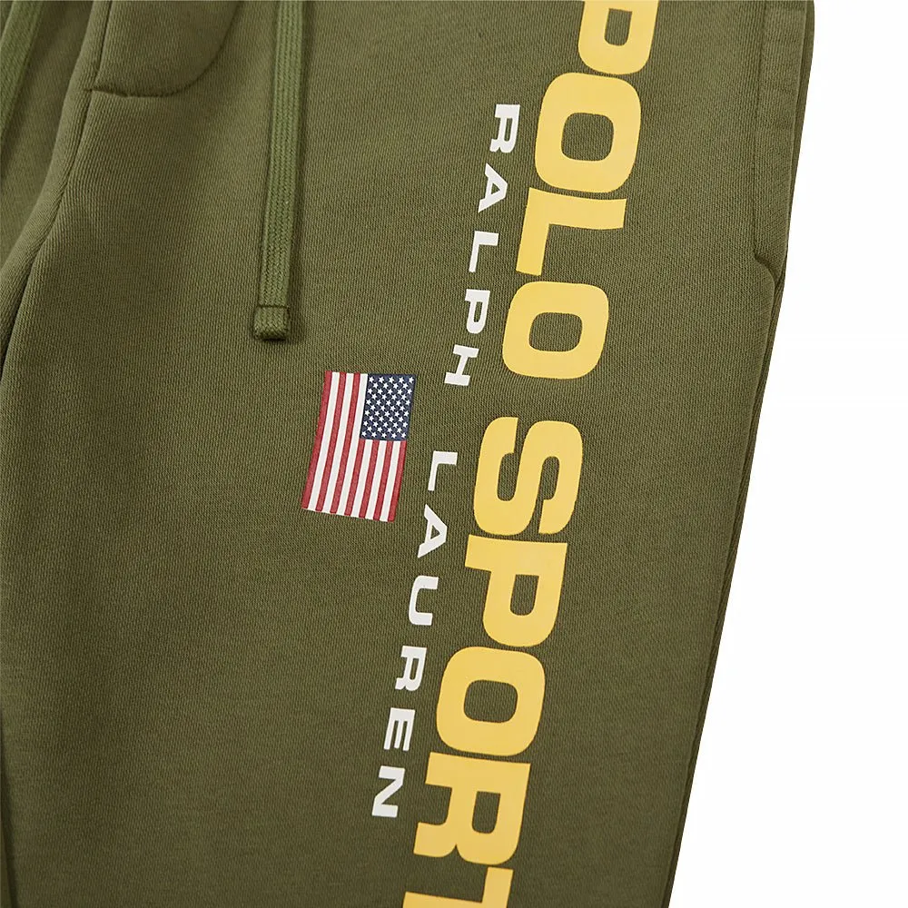 Polo Sport Fleece Pant - Olive