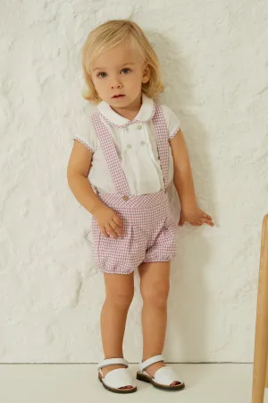 "Lysander" Shirt & Orchid Purple Gingham Jam Pants
