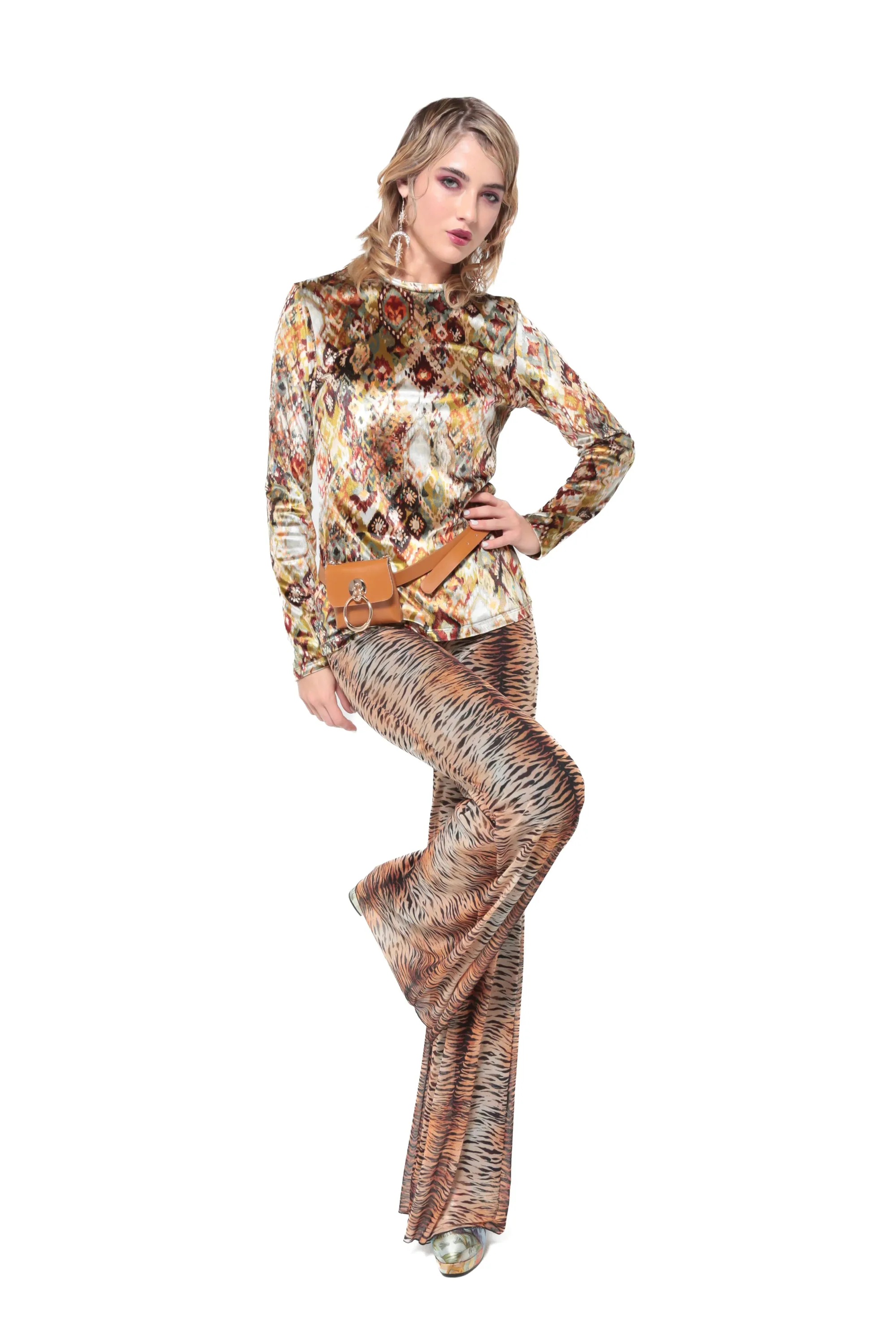 "Wild" Lined Bootleg Pants