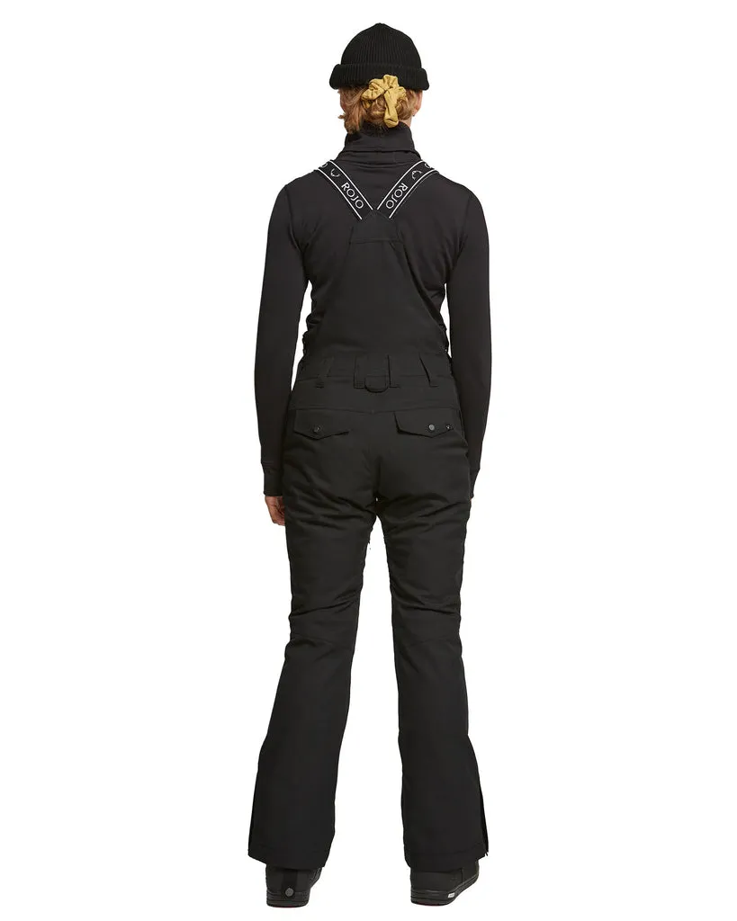Rojo Snowy Day Bib Pant Womens - Black