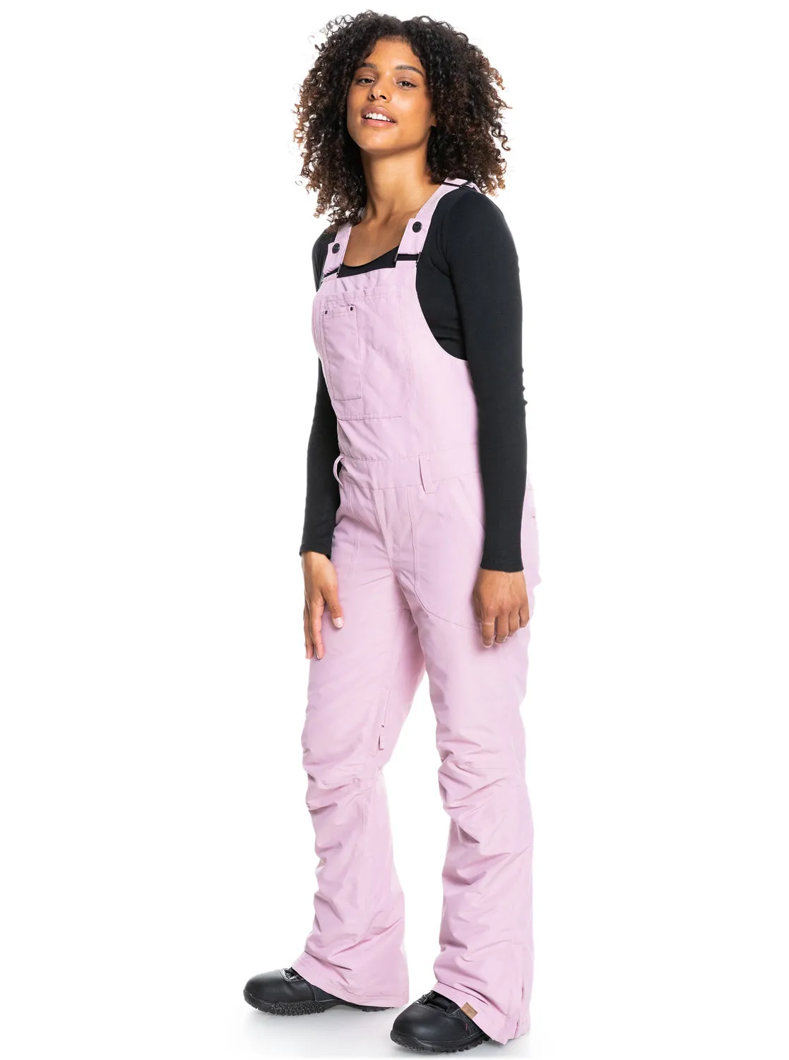 Roxy Rideout Womens Bib Pants Dawn Pink