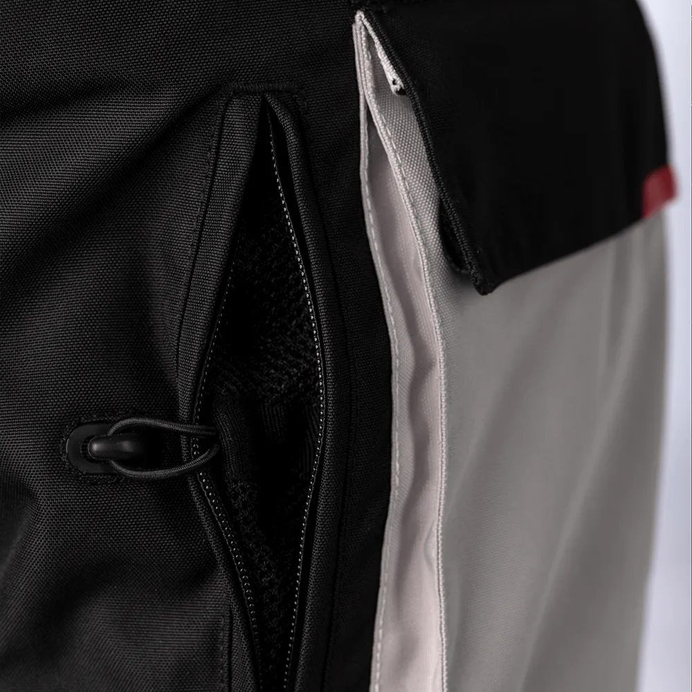 RST ENDURANCE TEXTILE SHORTLEG PANT [BLACK/SILVER/RED]