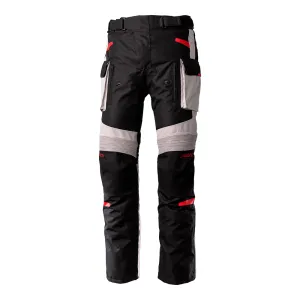 RST ENDURANCE TEXTILE SHORTLEG PANT [BLACK/SILVER/RED]