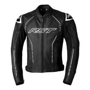 RST S1 CE LEATHER JACKET [BLACK/WHITE]