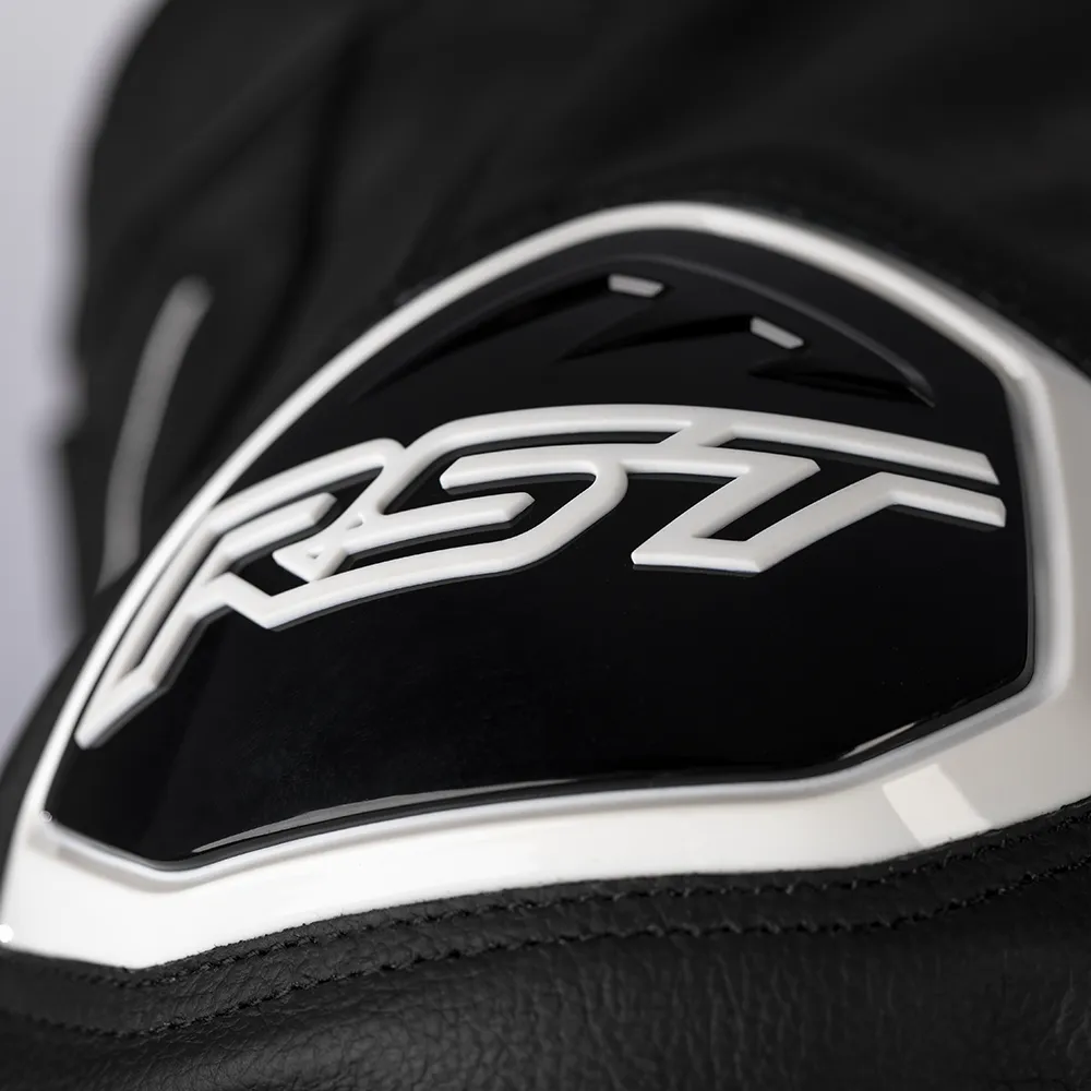 RST S1 CE LEATHER JACKET [BLACK/WHITE]