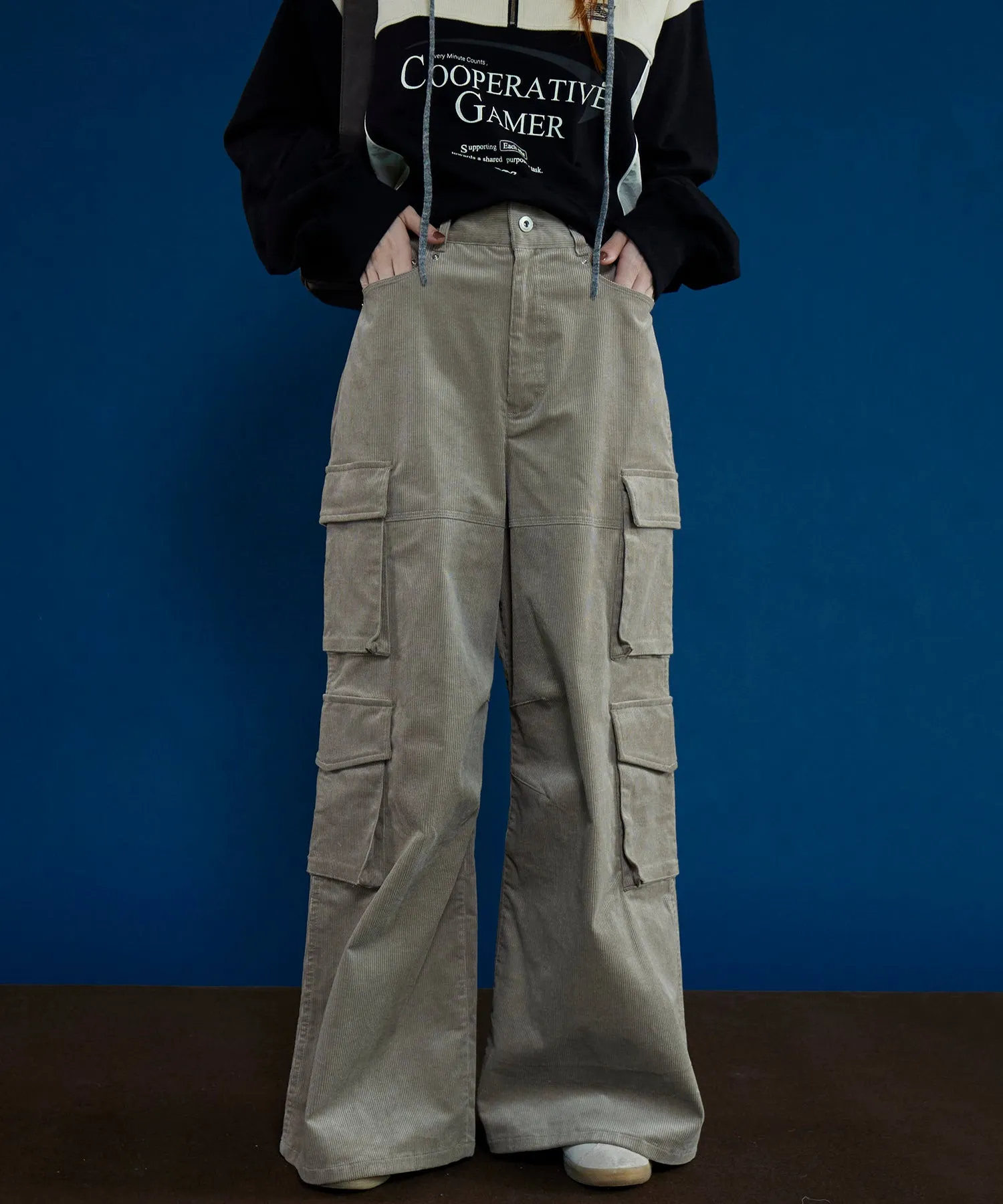 【SALE】Corduroy Cargo Pants