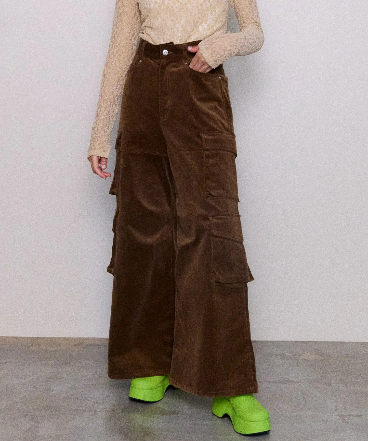 【SALE】Corduroy Cargo Pants