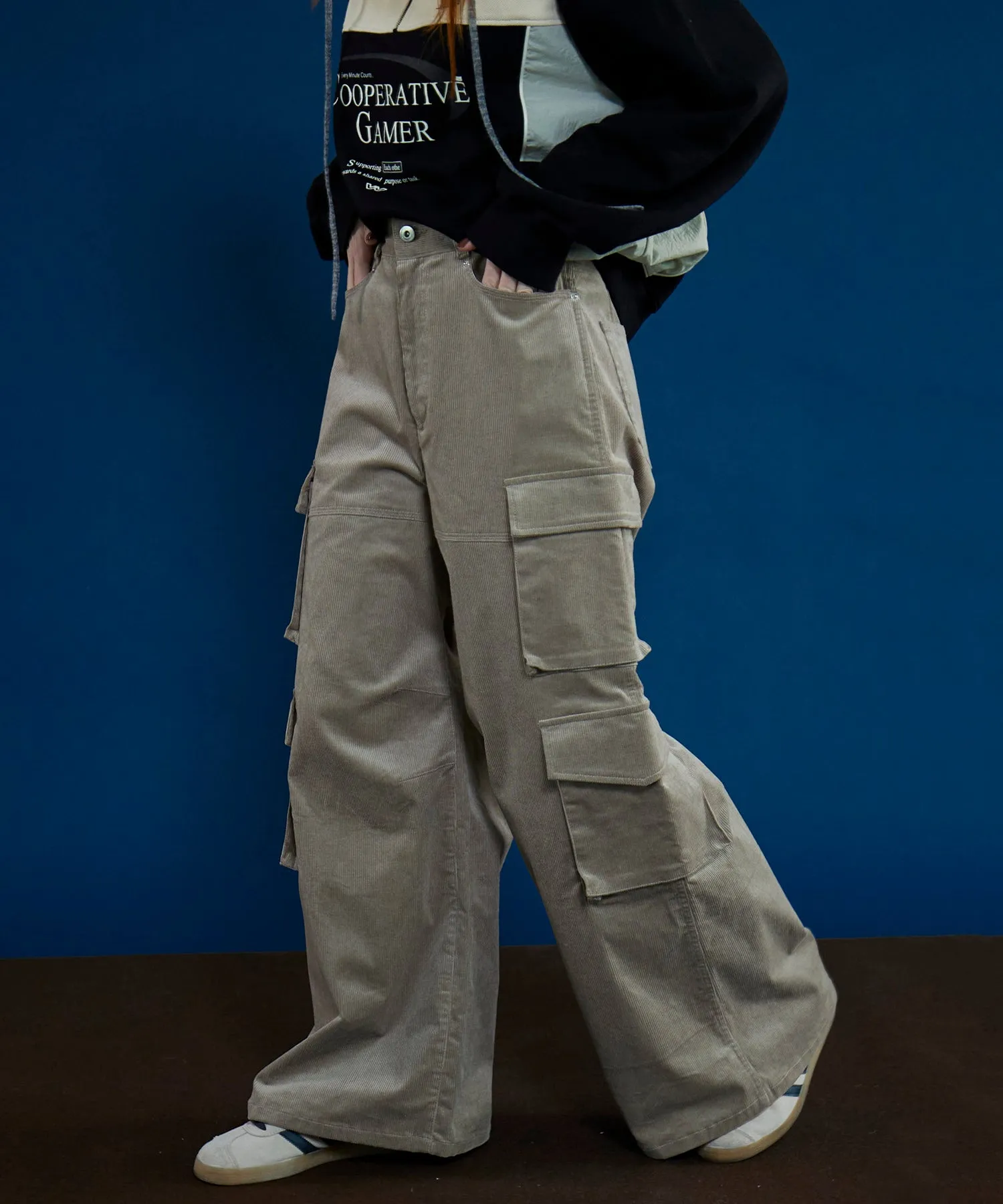 【SALE】Corduroy Cargo Pants
