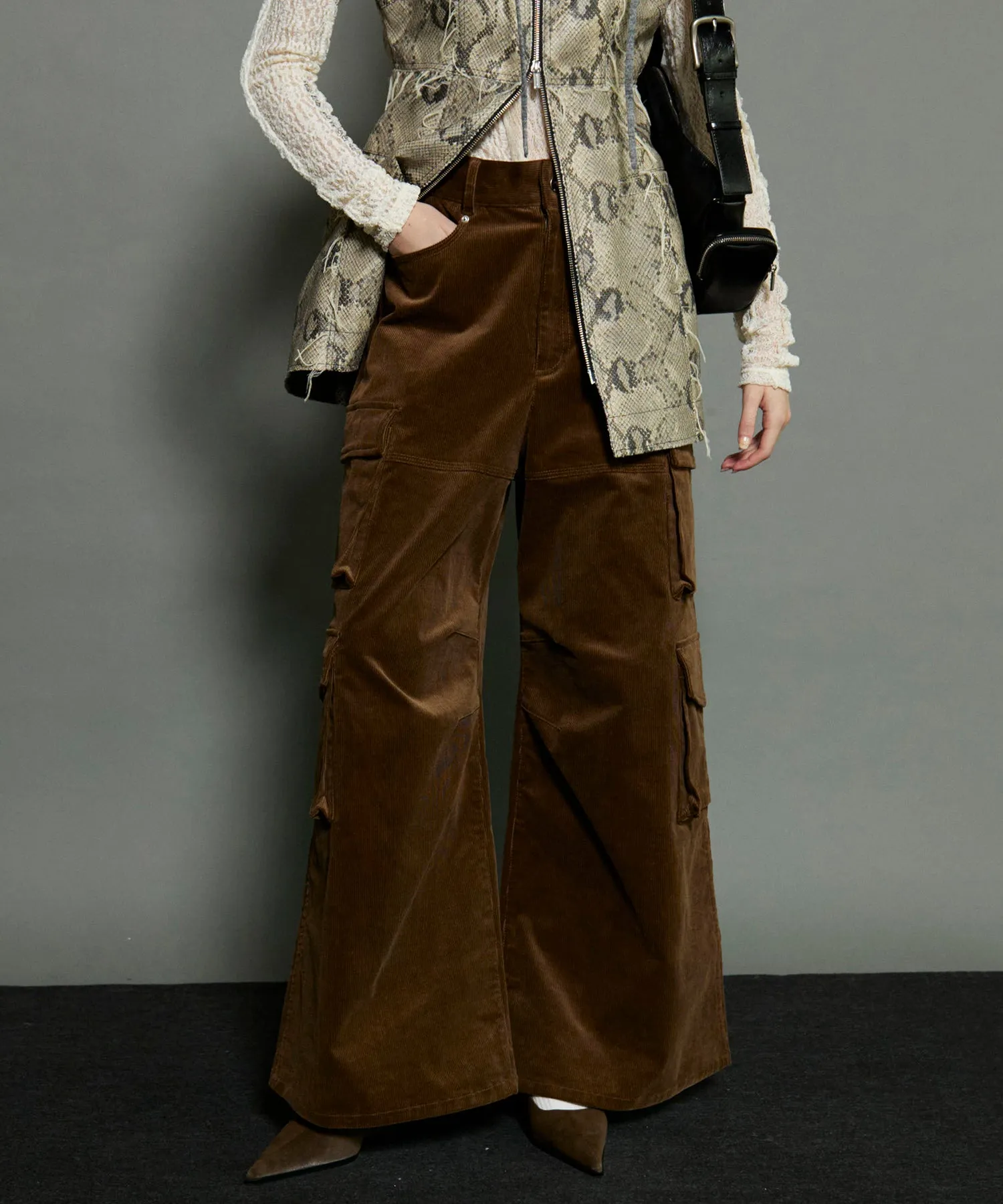 【SALE】Corduroy Cargo Pants