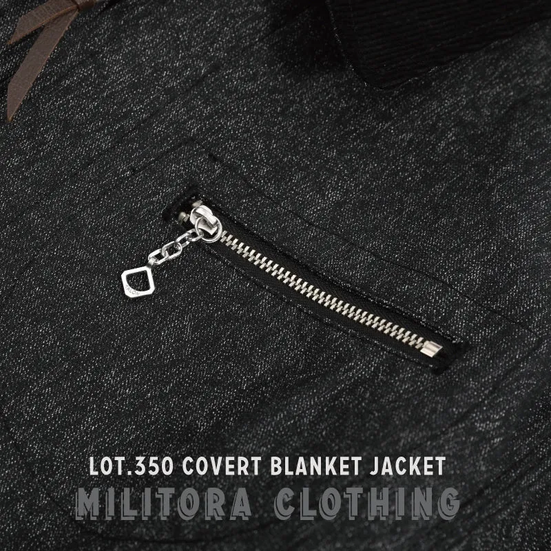 Salt and Pepper Blanket Bomber Jacket