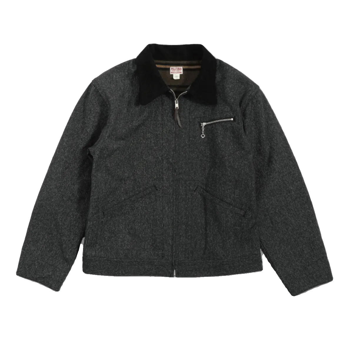 Salt and Pepper Blanket Bomber Jacket