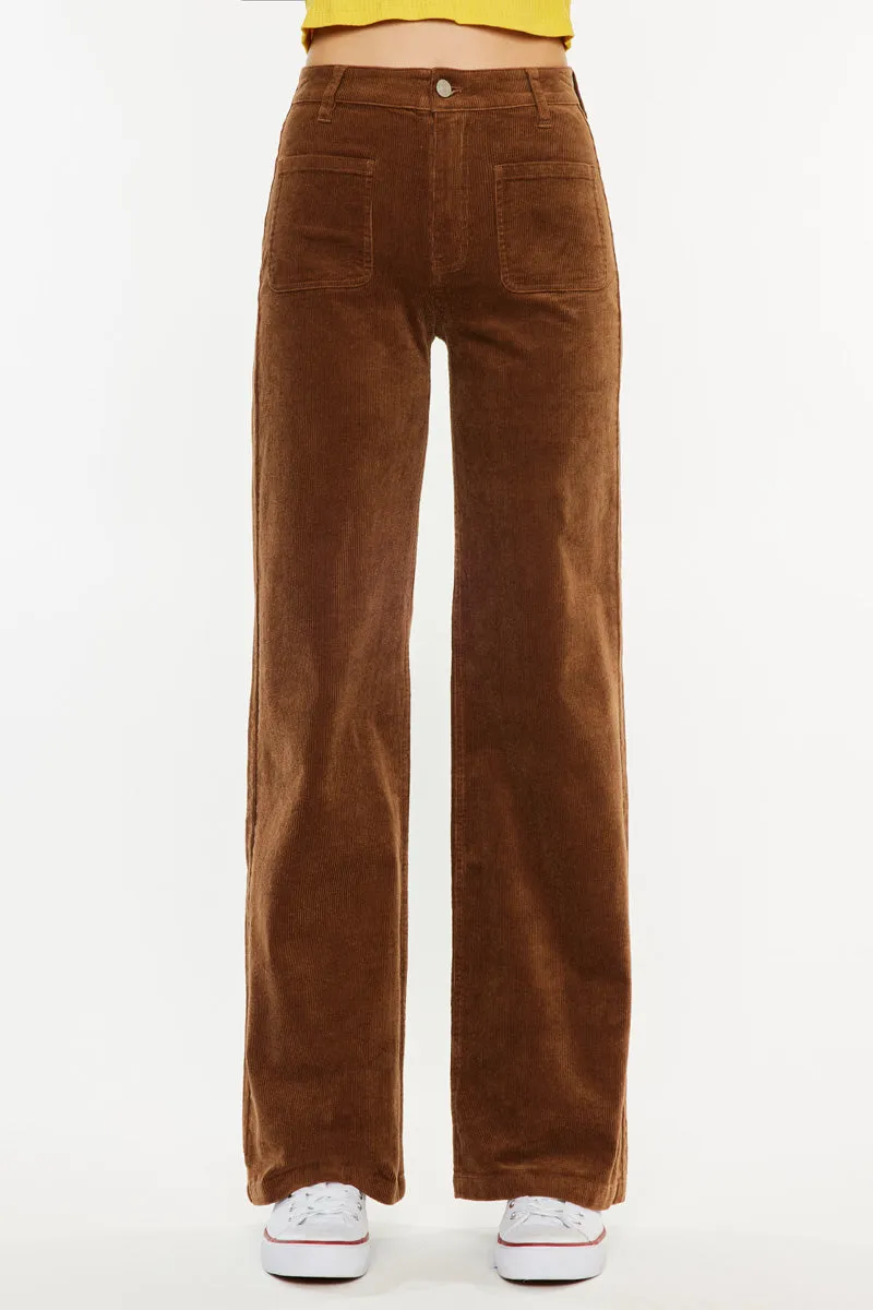 Saturn Ultra High Rise Wide Leg Corduroy Pants